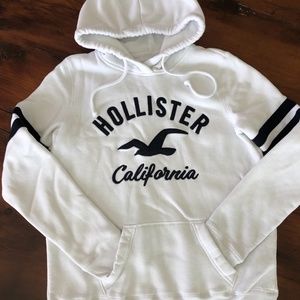 Hollister hooded logo sweatshirt
